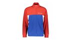 CHAMPION Men's Zipped Colour Block Jacket, Red & Blue Size L