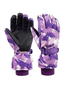 Galexia Zero Womens Waterproof Touchscreen Ski Winter Snow Gloves Purple Small - Picture 1 of 11