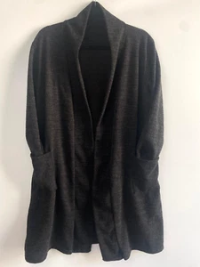 Made in Italien Damen Strickjacke Langarm Mantel Cardigan Viskose L / A+ Zustand - Picture 1 of 8