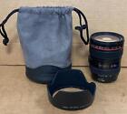 CANON EF 24-105mm f/4 L IS USM ZOOM LENS W/ EW-83H LENS HOOD & POUCH- USED.