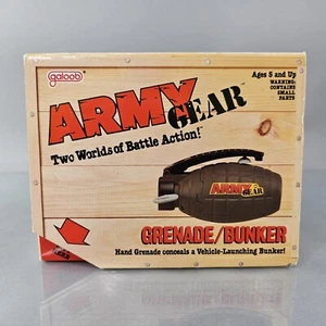 Army Gear Grenade Bunker Micro Playset Micro Machines Galoob 1988 NEW OPEN BOX - Picture 1 of 16
