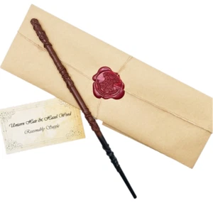 Harry Potter Wooden Wand. Hogwarts WORLD BOOK DAY Wizard Fancy Dress Magic Wand - Picture 1 of 5