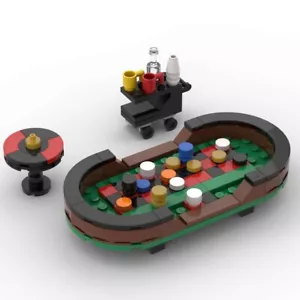 Custom Toy Casino Roulette Table Wheel Chips Drink Beverage Cart Cup Vegas - Picture 1 of 5