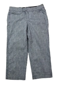 Intro Love the Fit Women's Size 6 Striped Denim Capri Jeans - Picture 1 of 24