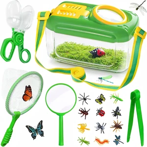 Bug Catcher for Kids, 17 PCS Bug Catching Kit with Bug Collector Toy Bugs Butter - Picture 1 of 8
