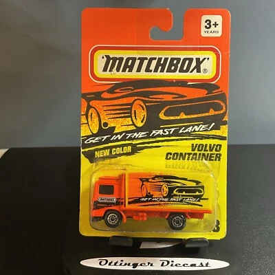 ** 1995 Matchbox Volvo Container #23 - New Color - Image 1 of 4