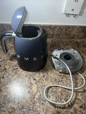 Smeg Retro Style Electric Kettle Gray KLF03GRUS. Show Signs of daily used - Image 1 of 4