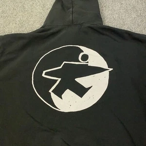 Stussy X Our Legacy Surfman Hoodie Mens XXL Black Sweatshirt Made In USA - Picture 1 of 9