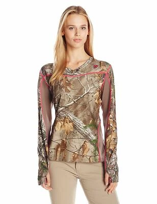 Scent Blocker Womens Sola 1.5 Performance Shirt Mossy Oak Country Realtree Xtra  - Image 1 of 3