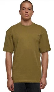 Urban Classics Men's Tall T-Shirt Short Sleeve Crew Neck Olive Green Small BNWT - Picture 1 of 8