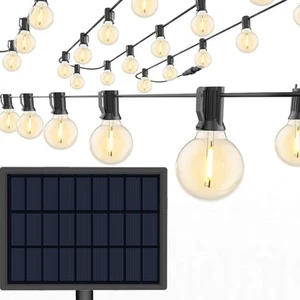 Stringa Solare Luci LED Impermeabili da Interno/Esterno Luci da Appendere Ombrellone con... - Foto 1 di 8