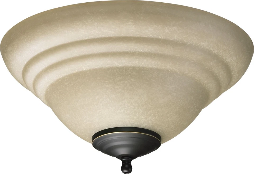 Quorum International 1232 2 Light Ceiling Fan Bowl Light Kit - Toasted Sienna / - Image 1 of 1
