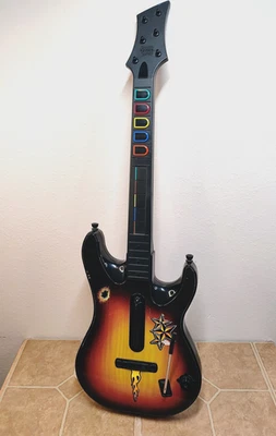 Red Octane Guitar Hero Sunburst Wireless Guitar PS2 Model: 95449.805 - No Dongle - Image 1 of 4
