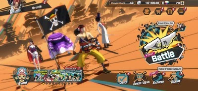 4 EX One Piece Bounty Rush Account Ex Luffy, S-Snake, Shanks & Yamato Hybrid! - Image 1 of 4