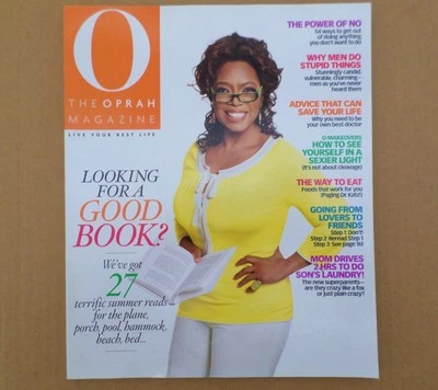O The Oprah Magazine July 2008 Good Books 27 Summer Reads - Image 1 of 3