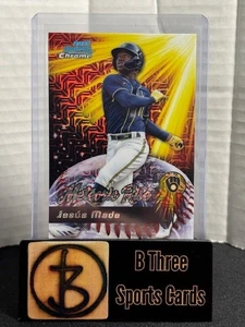 JESUS MADE 2025 Bowman Chrome Mega #MR3 Meteoric Rise Mojo Refractor A1142 - Picture 1 of 5