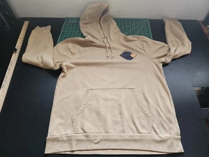 Old Navy North Shore Hawaii Pullover Hoodie Size Large L Beige Brown - Picture 1 of 9