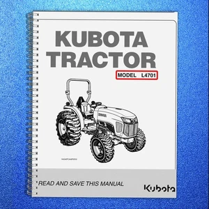 KUBOTA L4701 OPERATOR User Manual Operation, Wire-Bound Guidebook - Picture 1 of 5
