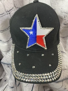 NWOT Star Spangled Lone Star Adjustable Trucker Hat with Rhinestone Bling - Bild 1 von 5