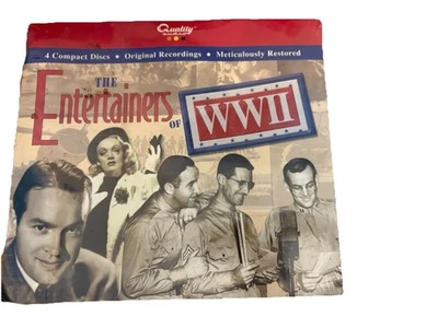 The Entertainers of WWII 2004 4-CD Boxed Set Original Recordings Sealed - Image 1 of 3