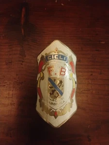FREGIO STEMMA F.B. Cicli BICI EPOCA BICICLETTA HEAD BADGE Originale Vintage - Foto 1 di 2