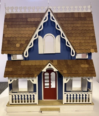 Casa de muñecas victoriana Dura-Craft de colección con muebles sellados sin probar Foto 1 de 4