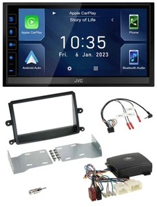 JVC DAB Bluetooth Lenkrad USB 2DIN Autoradio für Mitsubishi L200 08-15 Kit - Bild 1 von 11