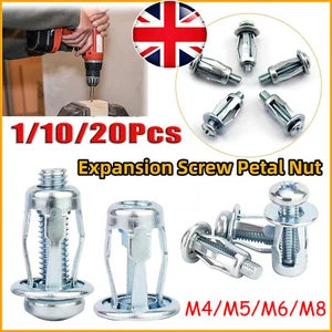 1/10/20 Pcs M4 M5 M6 M8 Nuts Car Metal Screw Petal Rivets Nuts Expansion - Picture 1 of 17