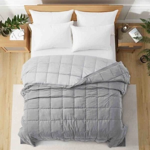 Ultra Soft Cloud-like Reversible Bed Blanket, King or Queen with Satin Trim - Picture 1 of 10