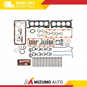 Full Gasket Set Head Bolts Fit 00-04 Ford Mercury Lincoln V8 4.6 VIN W X SOHC - Picture 1 of 12