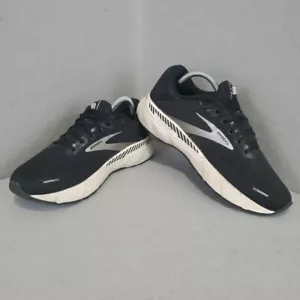 Brooks Womens Adrenaline GTS 22 Running Shoes 1203531B043 Black White 11.5 B - Picture 1 of 10