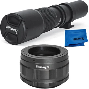 Super 500mm f/8 Manual Telephoto Lens for Sony a5100 a6000 a6400 a6600 a7 III - Picture 1 of 7