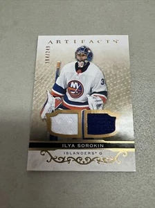 2021-22 Artifacts Materials Gold Parallel - #34 Ilya Sorokin 184/249 - Picture 1 of 2