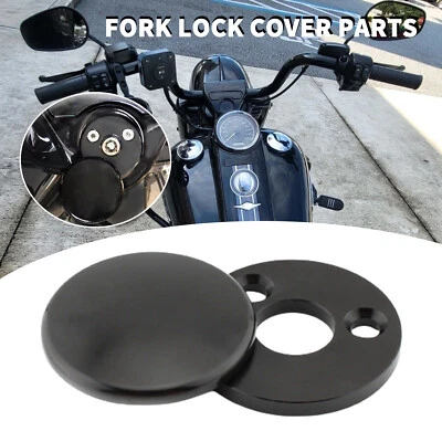 Piezas de cubierta de bloqueo de horquilla CNC para Harley Road King Classic EFI FLHRCI/FLHRC FLHR  Foto 1 de 4
