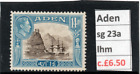 Aden Gv1 1945 14A Sepia & Light Blue Sg 23A Lh.Mint