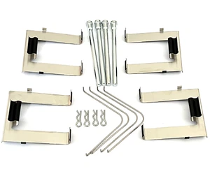 For Hyundai Genesis 3.3 3.8 5.0 G80 Brake Pin Hardware Fitting Kit Pad Front - Picture 1 of 2