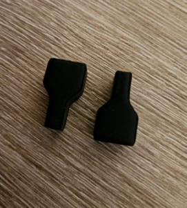 1981 - 1990 DODGE D100 W150 W250 D350 HEATER CLIMATE CONTROL LEVER KNOBS PAIR - Picture 1 of 3