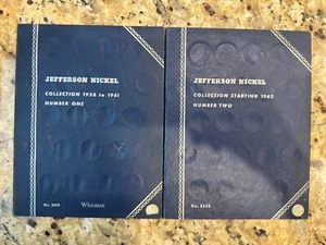 1938-1965 Jefferson Nickel Set Whitman Libro Uno e Due - Incompleto - Foto 1 di 3