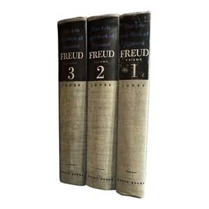 Erstausgabe Leben und Werk Sigmund Freuds Bände 1 2 3 1953 Ernest Jones - Bild 1 von 6