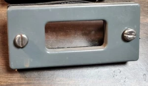 MAXON valve open shut indicator 3.5x1.75" window frame w glass & 2 mounting bolt - Picture 1 of 8