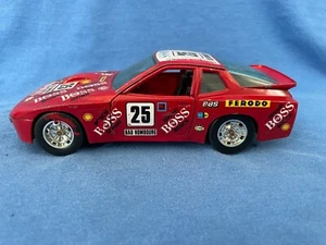 Bburago PORSCHE 924 Turbo Diecast Race Car Made in Italy 1/24 Scale BOSS Shell - Picture 1 of 11