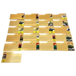 GI Joe 25th File Card lotto di 26 carte 3,75" action figure parte accessorio Hasbro - Foto 1 di 6
