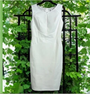 NWT Womens Sleeveless White Midi Dress / Medium - Picture 1 of 12