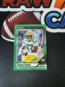 2024 Panini Donruss Romeo Doubs #92 Green Press Proof Green Bay Packers - Picture 1 of 2