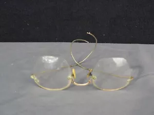 VINTAGE ARTCRAFT KABELGEBUNDENE RANDLOSE BRILLE - 1/10 12K GF - Bild 1 von 12