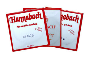 Hannabach e1 Saite für Mandoline - leicht (010), medium (011), stark (012)