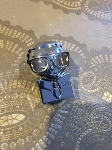 Karl Lagerfeld ModelCo Lip Balm Iconic Silver Bust W Ponytail Cruelty Free Italy - Picture 1 of 5