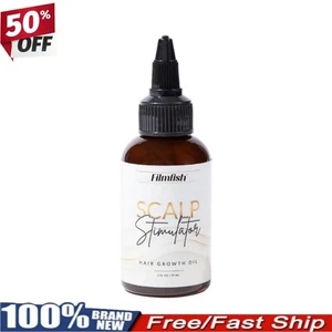 Bask & Lather Scalp Stim ulator Hair Growth Oil Cold Pressed Mint 59 ml Hot - Picture 1 of 12