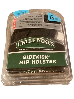 "Funda de cadera Uncle Mike's Sidekick #81162 LH 3,24-3,75"" barriles M/L autos" Foto 1 de 4
