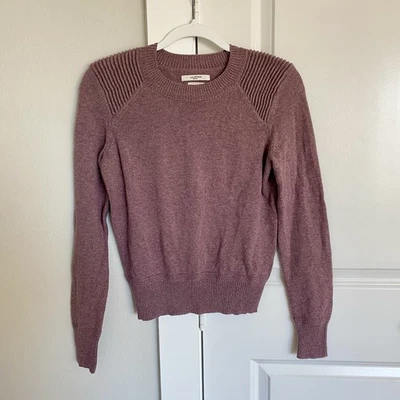 Isabel Etoile Marant Quiet Luxury Shabby Chic Knit Ribbed Sweater Size 38 - Image 1 of 4